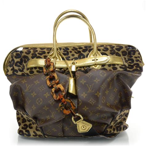 louis vuitton leopard print bag